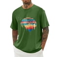thumbnail image 2 of Mountain Graphic Tees for Men 2026 Summer Casual Short Sleeve Crewneck Hiking Camping T Shirts, 2 of 5