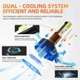 thumbnail image 2 of 2pcs 9006 HB4 LED Headlight Bulbs Kit High/Low Beam for Honda Civic 2004-2013, 2 of 9