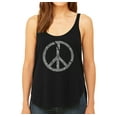 thumbnail image 1 of LA Pop Art Women's Premium Word Art Flowy Tank Top - EVERY MAJOR WORLD CONFLICT SINCE 1770, 1 of 2