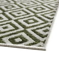 thumbnail image 7 of Rugs.com Jill Zarin Outdoor Collection Rug – 4' x 6' Green Flatweave Rug Perfect For Entryways, Kitchens, Breakfast Nooks, Accent Pieces, 7 of 7