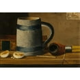 thumbnail image 2 of John Frederick Peto 18x14 Gold Ornate Wood Frame and Double Matted Museum Art Print Titled - Still Life with Mug and Pipe, 2 of 4