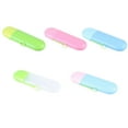 thumbnail image 1 of Portable Travel Toothbrush Case Hiking Camping ToothpastePacking dustproof hanging toothbrush Antibacterial Holder Container, 1 of 7