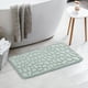 thumbnail image 5 of Alfombrillas de baño de espuma de memoria REGALWOVEN, ultra suaves, antideslizantes, absorbentes de agua, alfombra de baño de secado rápido, gris 20" x 32", 5 of 6