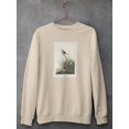 thumbnail image 3 of Sharp-tailed Finch Sweatshirt Men -John James Audubon Designs, Male Small, 3 of 4