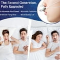 thumbnail image 2 of Anti Snoring Devices - Snoring Solution - Mini Sleep Apnea Devices - Upgraded Variable Speed Mini Anti Snoring - Suitable for All Nose Shapes - Sleep with Mouth Closed - White, 2 of 7