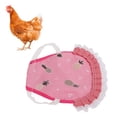 thumbnail image 4 of Cute Hen Saddle, Reusable Easy To Clean Rich Pattern Safe Chicken Apron Comfortable  For Pet For Poultry Pink Pineapple,Blue Pineapple, 4 of 8