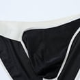 thumbnail image 3 of TANBOM Men's Comfortable Triangle Thong Nylon Underwear Black/Red XL 2-Pack, 3 of 6