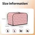 thumbnail image 5 of Fotbe Cartoon Lobsters 3 for Two Slice Toaster Cover, Fingerprint Protector, Super Soft Appliance Cover And Dust Cover,Bread Dust Cover & Fingerprint Protection, 5 of 7