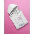 thumbnail image 3 of Cute Llama Hoodie Women -SPIdeals Designs, Female 4X-Large, 3 of 4