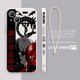 thumbnail image 5 of Funda de teléfono Fullmetal Alchemist Edward para Apple iPhone, 15, 14, 13, 12, 11 Pro Max Plus, 8, 7, SE, funda líquida con Capa de cuerda izquierda, 5 of 5