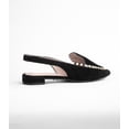 thumbnail image 3 of Cecelia New York Cleo Embellished Elasticized Slingback Pointed Toe Flats BLACK (BLACK, 8), 3 of 6