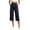Navy, variant on Capri Pants for Women Lightweight High Waist Straight Leg Quick Dry Business Casual Work Travel Cargo Pants with Pockets S-2XL