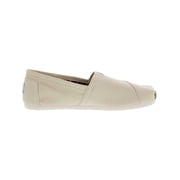 Toms Womens Classic Canvas Natural Ankle-High Slip-On Shoes - 6M