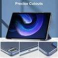 thumbnail image 3 of Étui pour Tablette TBTIC pour Xiaomi Mi Pad 6 6Pro Support de Charge Réveil Automatique Étui Protectrice Accessoires pour Tablette Xiaomi Bleu Marine MiPad 6 6Pro, 3 of 6