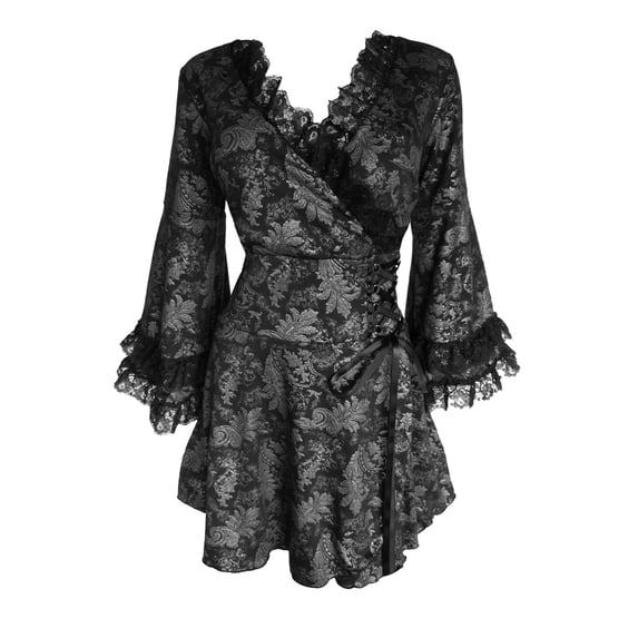 Dare To Wear Gothic Boho Women's Victoria Corset Top S - 5x