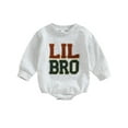 thumbnail image 5 of ENFLASH Toddler Baby Boy Bodysuit Brother Matching Sweatshirt Romper Fall Winter Clothes -&nbsp; LIL BRO, 5 of 5