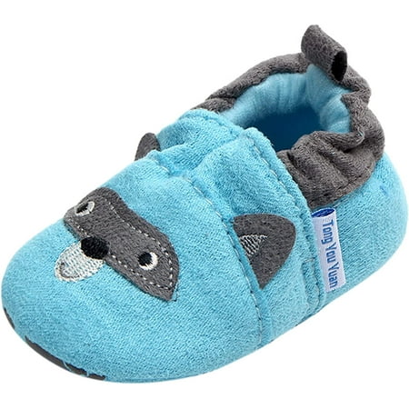 

QWZNDZGR Warm Shoes House Slippers Newborn Infant Baby Booties Stay On Sock Slippers Cozy House Indoor Outdoor House Slippers