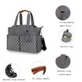 thumbnail image 6 of MOMIGO Diaper Bag Tote in Baby Breast Pump Bag Large Capacity Handbag with Adjustable Shoulder Strap(Gray), 6 of 7