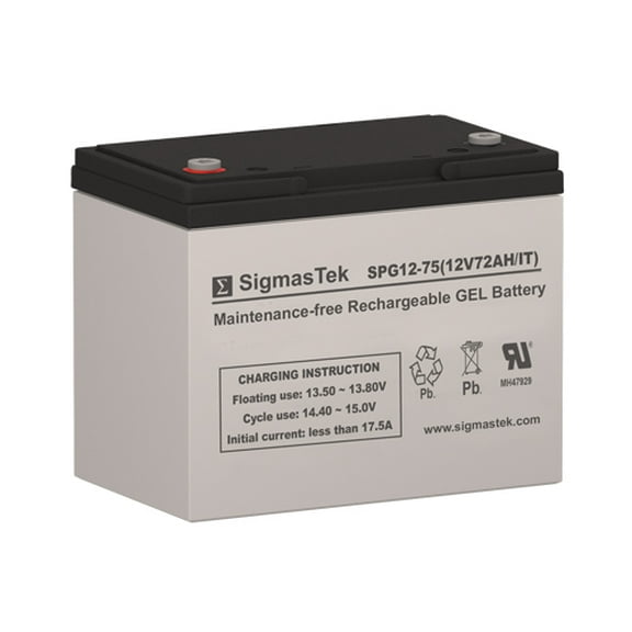 SigmasTek SPG12-75 IT GEL Battery