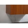 thumbnail image 5 of 36 inch single bathroom vanity in teak with backsplash, 5 of 8