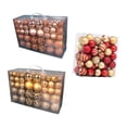 thumbnail image 1 of GUOOL 100Pcs Christmas Ball Ornaments Tree Decorative Shatterproof Decorations for Party Holiday+100 Pieces Christmas Tree Ornaments Xmas Tree Decorations F , StyleI, Multiple, 1 of 8