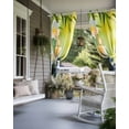 thumbnail image 4 of nqOlkjepod Outdoor Curtains for Patio Waterproof, Zen Stones Outdoor Privacy Panels Grommet, Nature Water Reflection Floral Farmhouse Blackout Outside Curtains for Porch/Cabana 54"x95", 1 Panel, 4 of 8