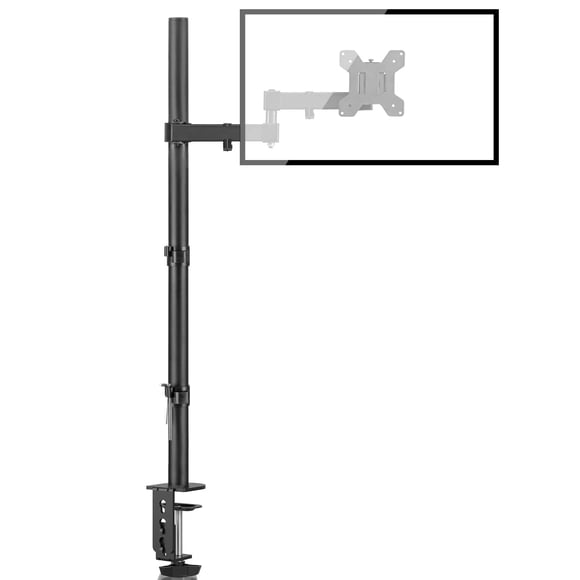 Bracwiser Support de Bras pour Moniteur à Hauteur Debout Entièrement Ajustable, Montage sur Pied, 800 mm de Hauteur, pour Moniteur, Écran d'Ordinateur, 13 15 17 19 20 22 23 24 26 27 30 32 Pouces, VESA 75 100 (MD7821)