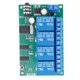 thumbnail image 3 of Relé Decodificador de Controlador de Audio DTMF de 4 Canales AD22B04, 12 V CC, Sin Bloqueo, con Autobloqueo, con Enclavamiento y Retardo., 3 of 5
