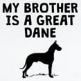 thumbnail image 2 of CafePress - My Brother Is A Great Dane Body Suit - Baby Light Bodysuit, Size Newborn - 24 Months, 2 of 4