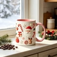thumbnail image 3 of Talqzovs Christmas Mugs , Coffee Tea and Cocoa Cup with Handle Ceramic Mugs Holiday Xmas Decor Mug Christmas Gift for Family, 3 of 7