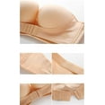 thumbnail image 7 of Xelparuc 2 Pack Women Hand Shape Front/Back Buckle Custom Lift Invisible Wirefree Anti-Slip Strapless Push Up Bra, 7 of 7