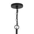thumbnail image 2 of Modern Sputnik Chandelier 6-Light Brass Black Globe Pendant Light Mid-Century Style, 2 of 4