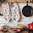 thumbnail image 6 of Easter Bunny Kitchen Towels Set of 3, Spring Watercolor Polka Dot Flower Plaid Pink Absorbent Dish Towels for Kitchen, Microfiber Hand Towel, Quick Drying Tea Towel for Cleaning Decorative Dishcloths, 6 of 7