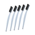 thumbnail image 2 of Juego de 5 cepillos de alambre para limpieza con cerdas de alambre y agarre ergonómico Plata, 2 of 9