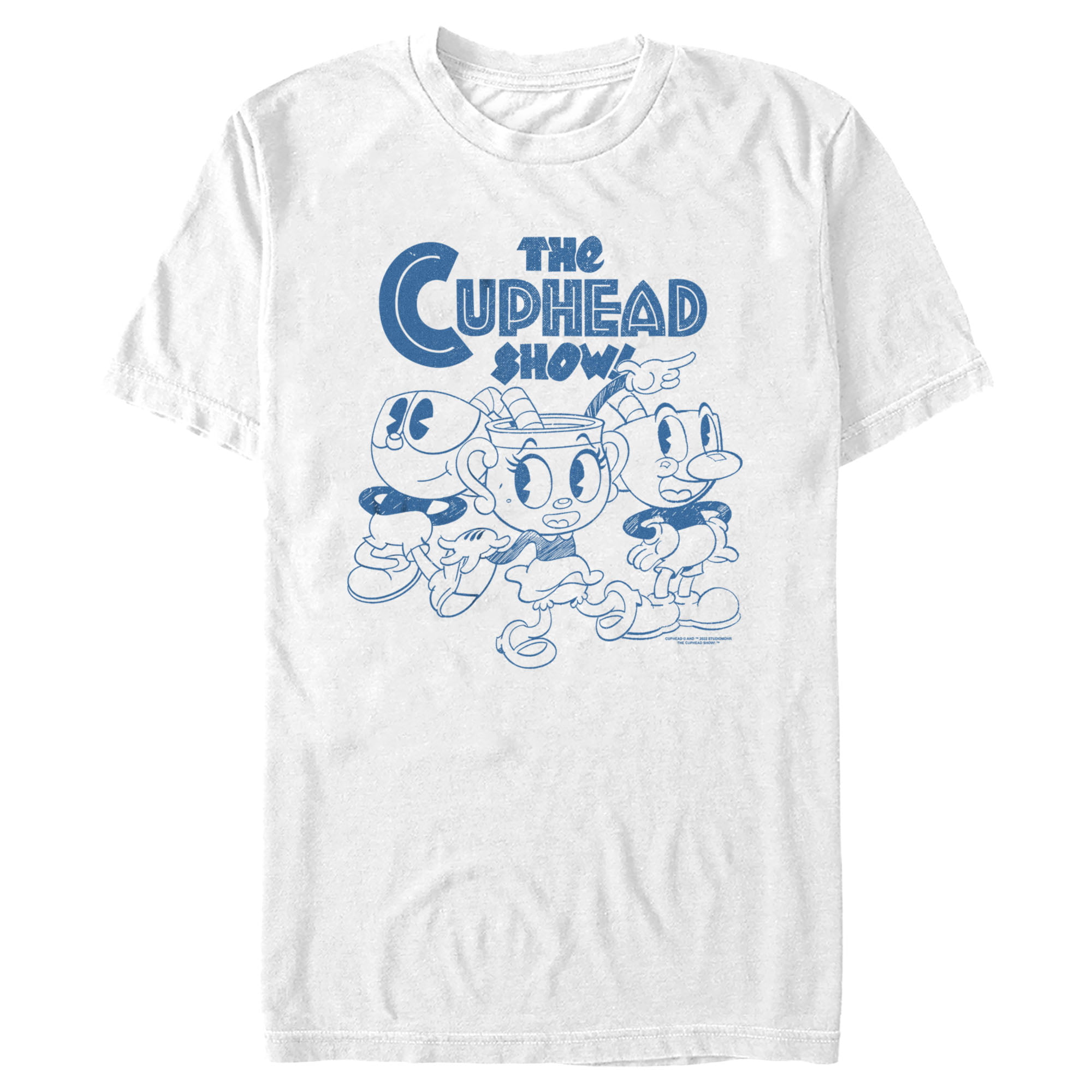 The Cuphead Show! Men's The Cuphead Show! Ms. Chalice Panels Graphic Tee