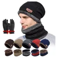 thumbnail image 1 of Gorro Bufanda Guantes Para Frio Invierno Unisex Tejido Lana, 1 of 8