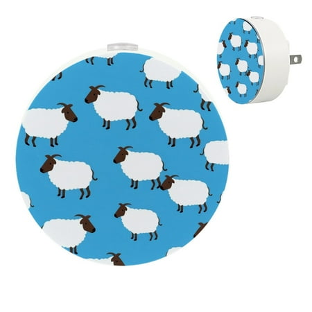 

YZUOUZY Night Lights Plug into Wall Small Lamp Small Bedside Lamps Set of 2 Sheep Animal