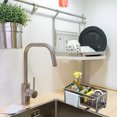 thumbnail image 2 of Sponge Holder for Kitchen Sink, Kitchen Sink Caddy, Rustproof 304 Stainless Steel Dish Sponge Organizer with Divider, 2 of 7