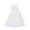 White, variant on Utoimkio Girls Long Evening Gown Halter Dress Summer Mesh Maxi Dress Short Sleeve Princess Party Dresses for Girls