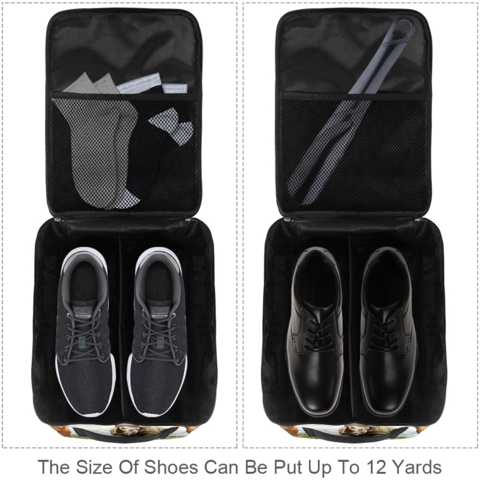 Rhinoceros Polyester Shoe Box Organizer, 23x31cm/9x12in, Closet Storage Container for Shoes, Time-Saving Solution for Neatly Storing Footwear
