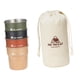 thumbnail image 5 of 4 tazas de acero inoxidable para acampar, vasos para beber con bolsa de transporte, capacidad de 300 ml, taza para beber, taza de café para viajes al Estilo C, 5 of 8