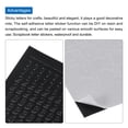 thumbnail image 3 of 10 Hojas de Etiquetas de Número para Uñas Impermeables 3D Pequeñas del 0 al 9 Autoadhesivas para Álbum de Fotos, Negro, 3 of 6