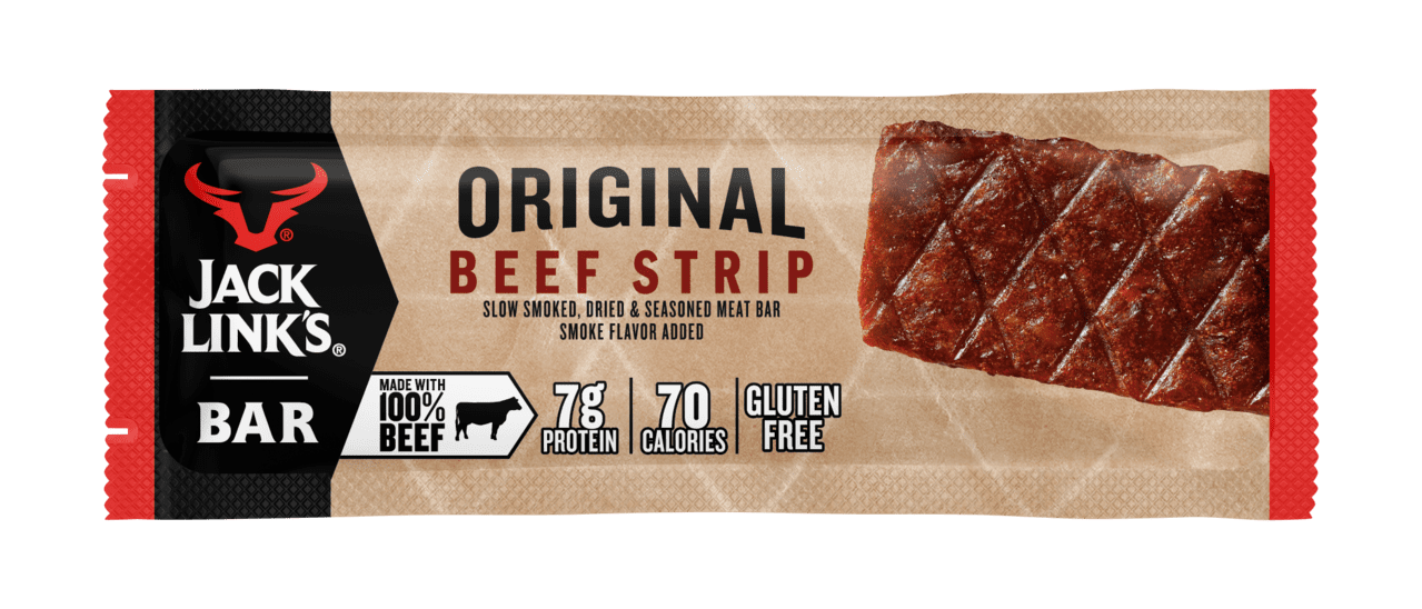 Jack Link's 100% Beef Original Steak Bars 4.5oz 5 Count Multipack Box