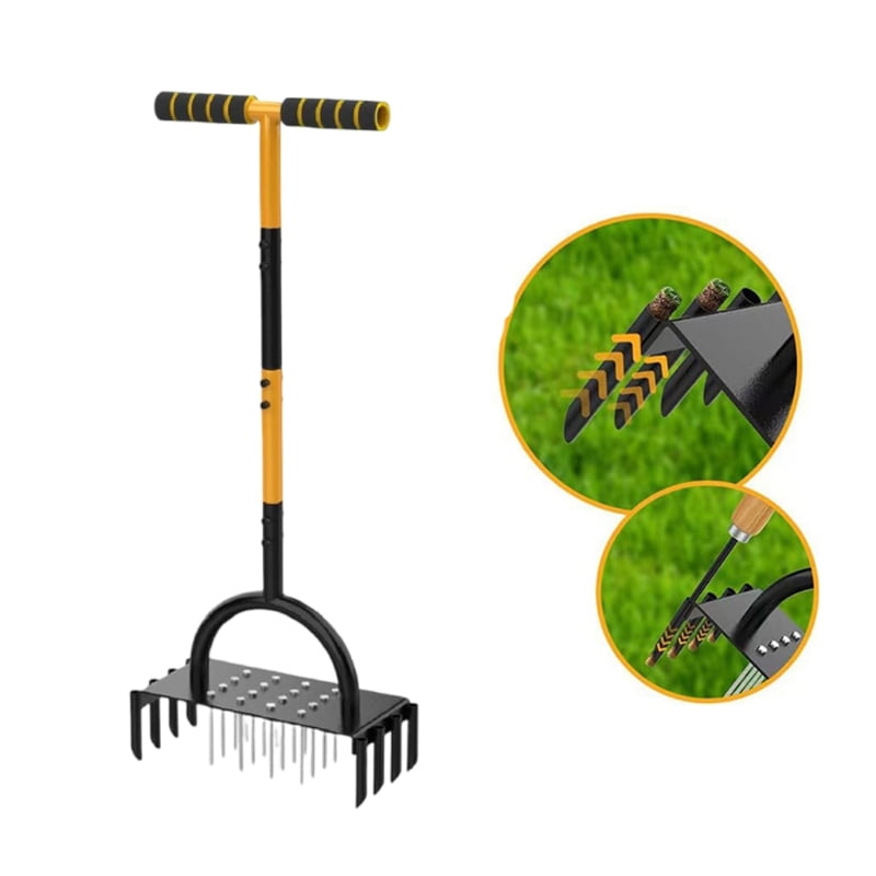 Efficient Lawn Aerating Tool Yard Spikes Aerators Tool for Garden and Lawn Care