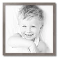 thumbnail image 2 of ArtToFrames 20x20 CM / 7.87x7.87 INCH Gray Picture Frame, This 1.00 Inch  Wood Poster Frame is Gray (CMWOM-4433), 2 of 8