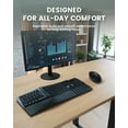 thumbnail image 3 of Perixx PERIMICE-719RX Wireless 2.4G Rechargeable Ergonomic Mouse - Duo Wired and Wireless Charging Feature - Wireless Charger Included - Black, 3 of 11