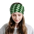 thumbnail image 6 of Hirioo Green Argyle Plaid for Multifunction Beanie Hat for Men and Women Unisex for Winter Sports, Outdoor Activities, and Daily Wear, 6 of 8