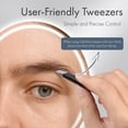 thumbnail image 4 of Bathway Tweezers for Women Facial Hair, Slant & Point Tip 2 Pack Eyebrow Tweezers for Men, Professional Tweezer Set Stainless Steel Precision Tweezers for Eyebrows, Splinter, Ingrown Hair Removal, 4 of 7