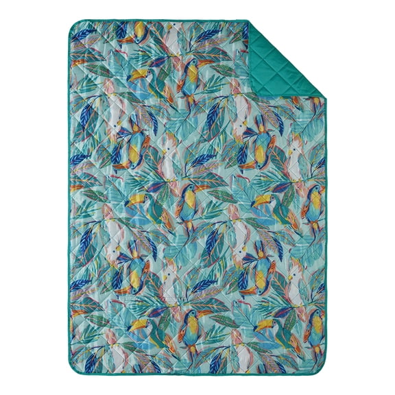 Mainstays Water Repellent Outdoor Blanket, Toucan, 1 Piece, 50" x 70"