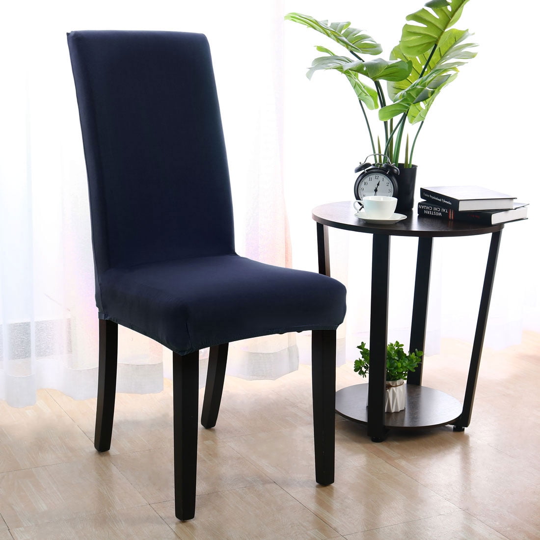 Unique Bargains Stretch Spandex Dining Room Chair Covers Protector Set